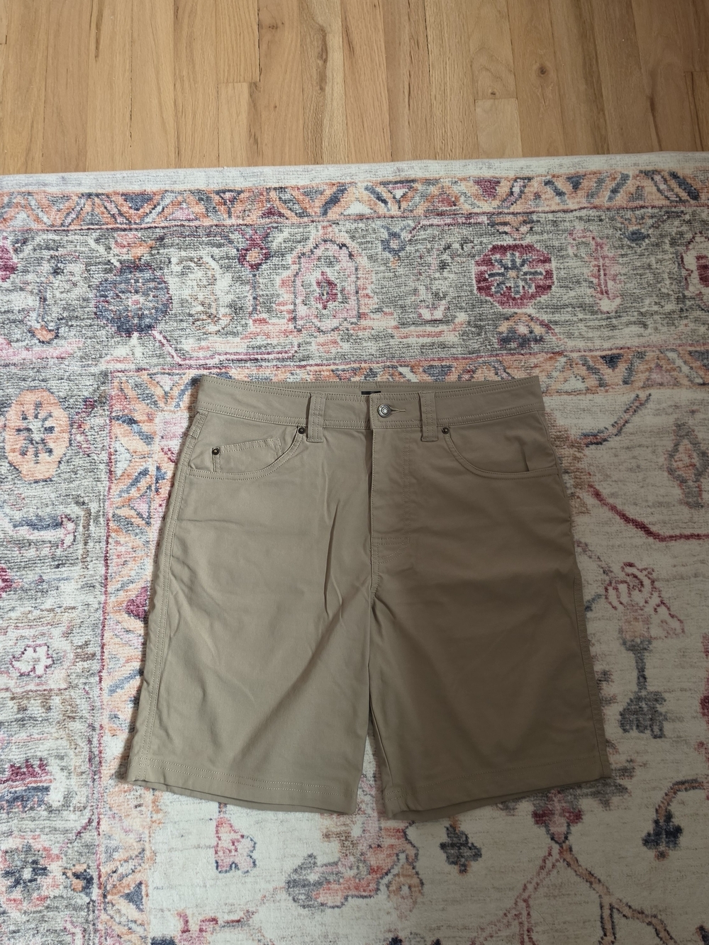 NWOT prAna Brion II Shorts Brown Waist 32x9